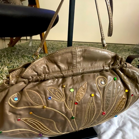 Made in USA leather Design by Danielle Inc handbag - Picture 2 of 6